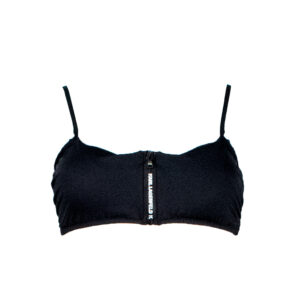 KL19WTP06-00 Sporty Bandeau Black Bikini Top