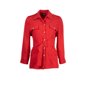 568082-00 Red Jacket With Belt