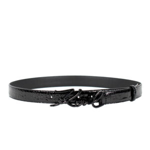 206W3105-00 K/Signature Black Croco Belt