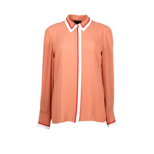 CA29206E2-00 Pink Shirt With Contrasting Edges