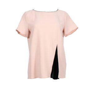 7196020602005-00 Fresa Pink Shirt With Pleated Detail
