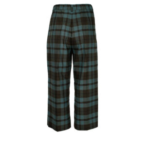 220-613-01 Blue-Brown Checkered Pants