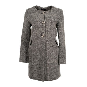 557002-00 Grey Knit Coat