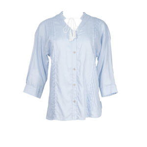 191-408-00 Light Blue Shirt With Pleats