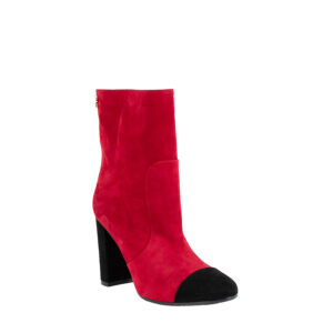 VR2789-01 Camoscio Red Ankle-High Boots