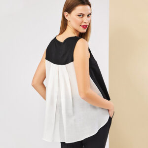 072.40.01.035-mdl Black And White Shirt-Top