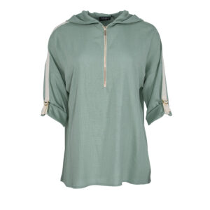211-405-00 Mint Green Shirt With Hood