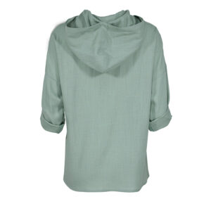 211-405-01 Mint Green Shirt With Hood