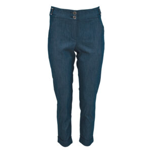 211-602-00 Ankle Length Fitted Blue Pants