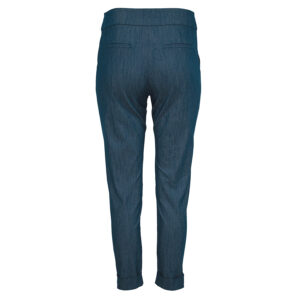 211-602-01 Ankle Length Fitted Blue Pants