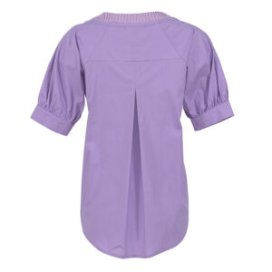 E.11.1004_PRP-01 Purple Knit Shirt With Long Back