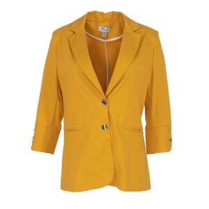 563011_YLW-00 Two-Button Mustard Yellow Jacket