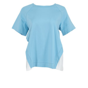 K21-105-00 Blue Sweater-Style Shirt