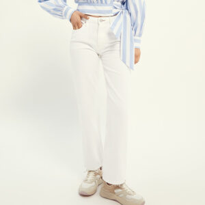 162548_2984-mdl Tailored Straight-Fit White Jeans