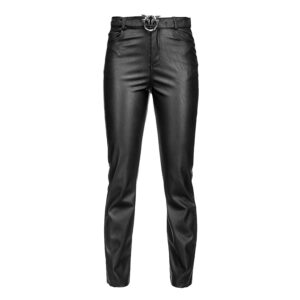1G16WU7105Z99-00 Susan 15 Faux-Leather Pants With Belt