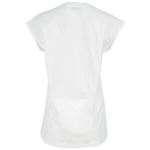 074.10.01.055_WHT-01 Άσπρο T-Shirt Με V Forel