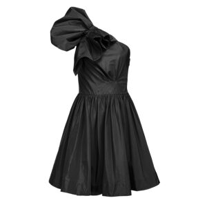 1N13JW8173_Z99-00 Giuggiolo Μαύρο Κοντό Έξωμο Φόρεμα Pinko