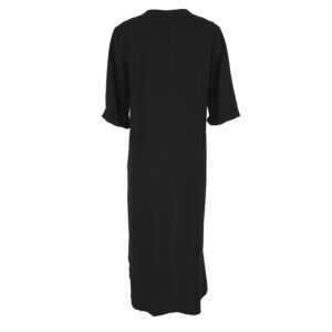 533022_BLK-01 Μαύρο Φόρεμα Με Κεντήματα Pirouette