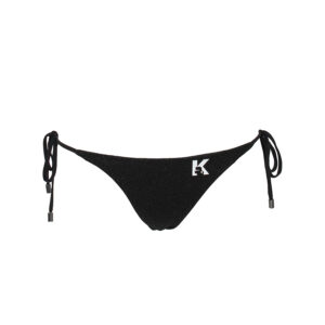 KL22WBT27_BLK-00 K/Beachwear Μαύρο Λούρεξ Μπικίνι Σλιπ Karl Lagerfeld