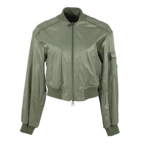 261738_KHK-00 Bronlei Κοντό Χακί Μπουφάν Bomber Ted Baker