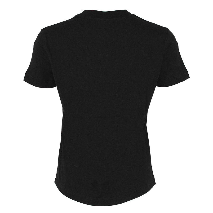 73HAHT10-CJ00T_899-01 Μαύρο T-Shirt Με Έμβλημα Versace Jeans Couture