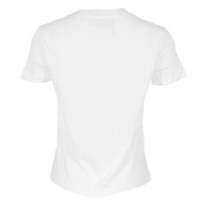 73HAHT14-CJ00T_003-01 Άσπρο T-Shirt Με Χρωματιστή Στάμπα Versace Jeans Couture