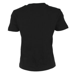 73HAHT14-CJ00T_899-01 Μαύρο T-Shirt Με Χρωματιστή Στάμπα Versace Jeans Couture