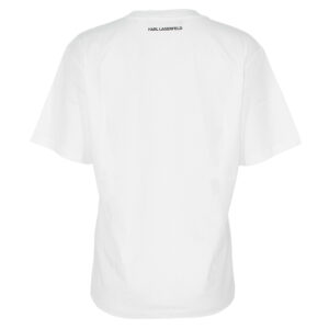 226W1760_100-01 KLxCD Άσπρο T-Shirt Karl Lagerfeld