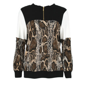 X22-380-00 Φούτερ Με Animal Print Didone
