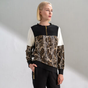 X22-380-mdl Φούτερ Με Animal Print didone