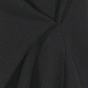 608022_BLK-02 Μαύρη Μπλούζα Με Πλαινό Σούρωμα pirouette