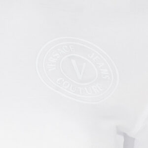 73HAHT10-CJ00T_003-00 Άσπρο T-Shirt Με Έμβλημα Versace Jeans Couture