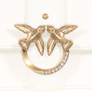 100061A0GY_Z14Q-03 Love One Pocket C Jewel Άσπρο (Χ) Τσαντάκι pinko