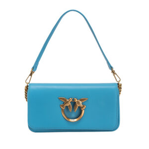 100068A0F1_E42Q-02 Love Click Mini Baguette Μπλε Τσάντα pinko