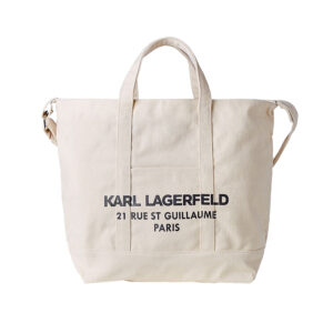230W3018_106-00 Rue St-Guillaume Μεγάλη Λευκή Τσάντα karl lagerfeld
