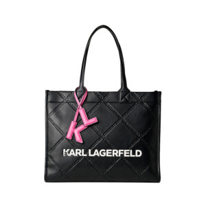 230W3030_999-00 K/Skuare Μαύρη Καπιτονέ Τσάντα Με Logo karl lagerfeld