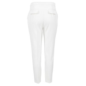 PA05231E2_360-01 Λευκό Παντελόνι Με Απλίκα elisabetta franchi