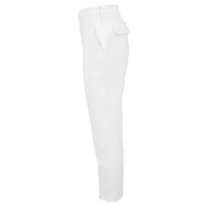 PA05231E2_360-02 Λευκό Παντελόνι Με Απλίκα elisabetta franchi
