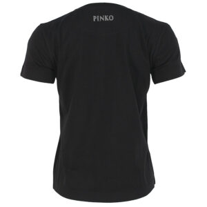 100355A0OO_Z99-01 Bussolotto Μαύρο T-Shirt Με Στάμπα pinko