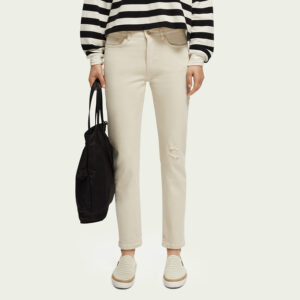 170054_4013-mdl High Five Εκρού Στενό Τζιν maison scotch and soda