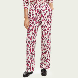170943_6018-mdl Παντελόνι Με Φουξ Animal Print maison scotch and soda