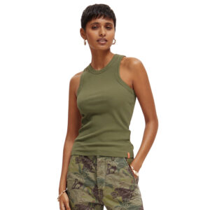 171780_1773-mdl Χακί Ριγωτό Τοπ maison scotch and soda