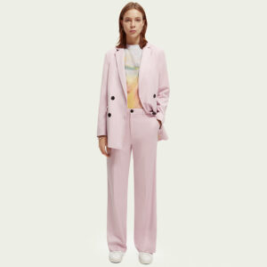 172083_0503 & 172085_0503-mdl Edie Ψηλόμεσο Λιλά Παντελόνι maison scotch and soda Λιλά Σακάκι Blazer