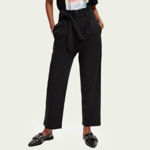 172816_0008-mdl The Daisy Μαύρο Παντελόνι Με Ζώνη maison scotch and soda
