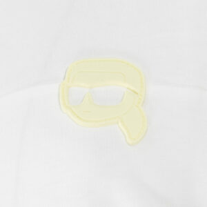 230W1720_100-02 Ikonik 2.0 Άσπρο Boxy T-Shirt karl lagerfeld