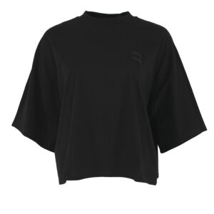 230W1720_999-00 Ikonik 2.0 Μαύρο Boxy T-Shirt karl lagerfeld
