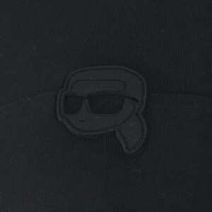 230W1720_999-02 Ikonik 2.0 Μαύρο Boxy T-Shirt karl lagerfeld