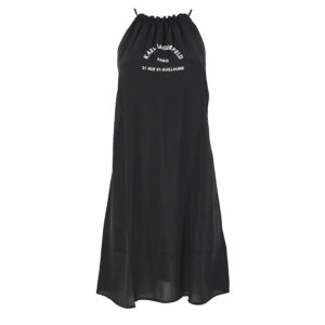 230W2225_999-00 K/Beachwear Μαύρο Φόρεμα Rue St-Guillaume karl lagerfeld