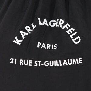 230W2225_999-02 K/Beachwear Μαύρο Φόρεμα Rue St-Guillaume karl lagerfeld