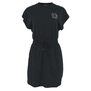 230W2231_999-00 K/Beachwear Ikonic 2.0 Μαύρο Φόρεμα karl lagerfeld
